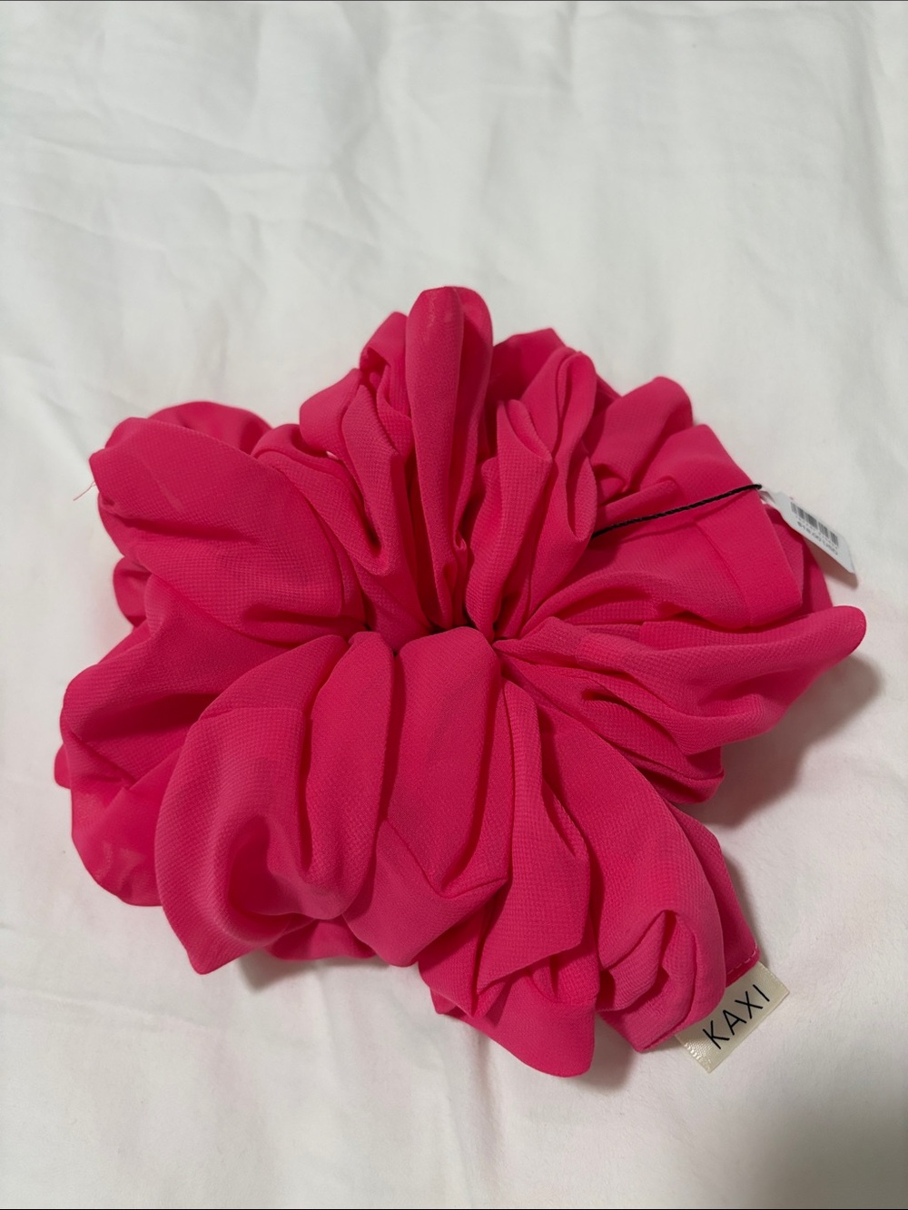 NWT Pink KAXI Free People Jumbo Chiffon Scrunchie